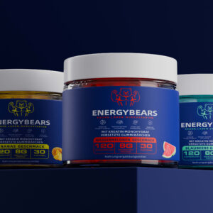 ENERGYBEARS Kreatin Gummibärchen – 3er-Bundle